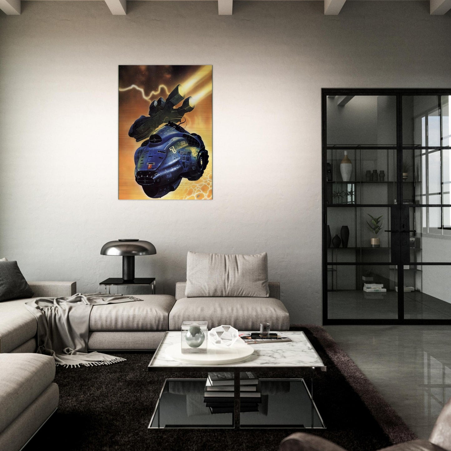 Chris Foss - Chris Foss Brushed Aluminum Print - 70x100 cm / 28x40 inches | Chris Foss Aluminum Print | Chris Foss Prints