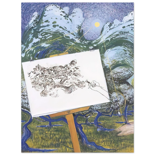 Brett Whiteley - St-Remy de Provence - 1983  75x100 cm / 30x40inches Fine Art Poster