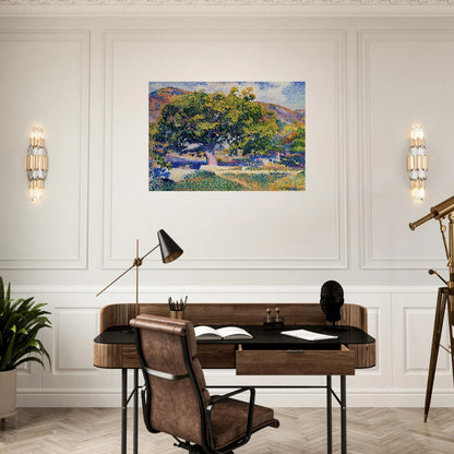 Around My House - Henri-Edmond Cross Brushed Aluminum Print - 70x100 cm / 28x40 inches | Henri-Edmond Cross Aluminum Print | Henri-Edmond Cross Prints