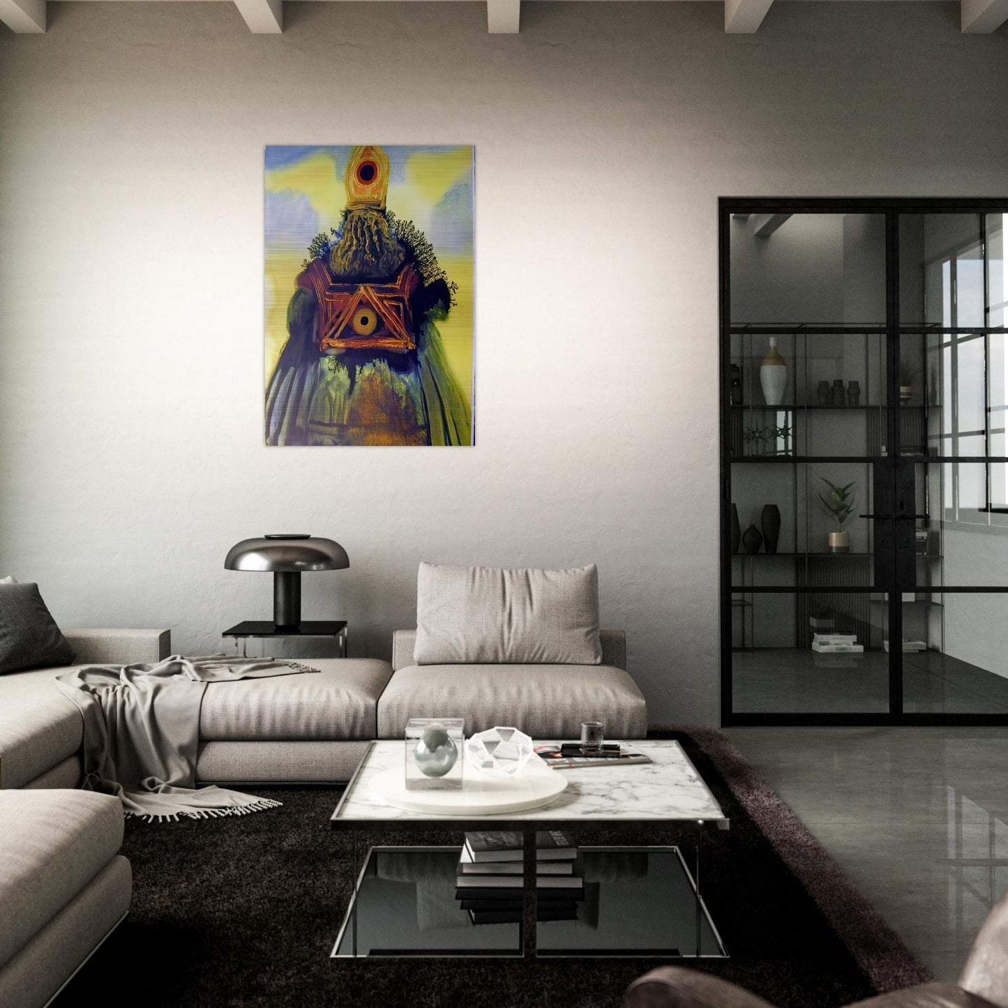 ARCA FOEDERIS 1967 - Salvador Dali Brushed Aluminum Print - 70x100 cm / 28x40 inches | Salvador Dali Aluminum Print | Salvador Dali Prints
