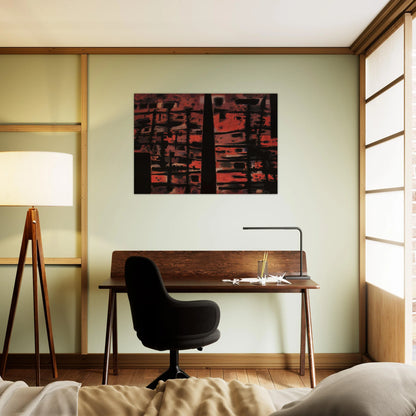La Sixième Heure - 1958 - Alfred Manessier Brushed Aluminum Print - 70x100 cm / 28x40 inches | Alfred Manessier Aluminum Print | Alfred Manessier Prints