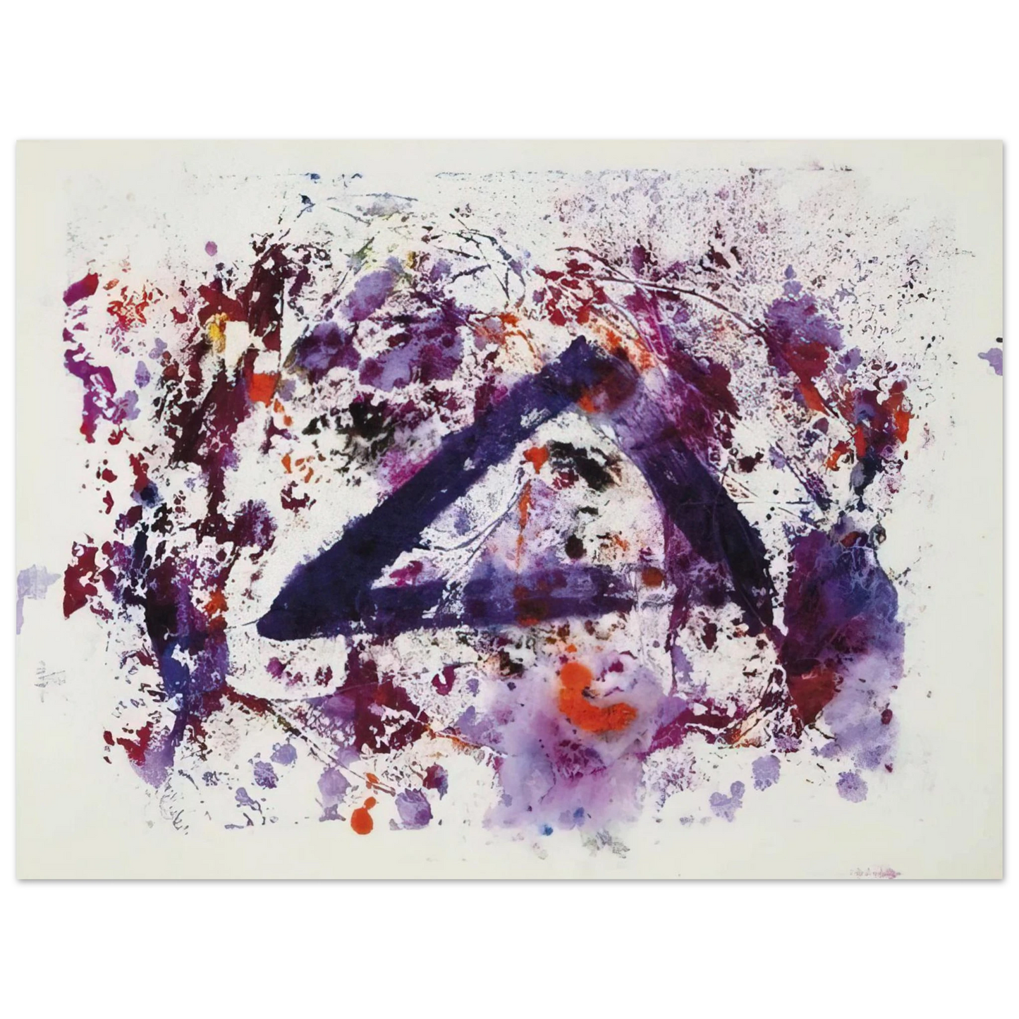 Sam Francis - Untitled  SF220S   75x100 cm / 30x40inches Fine Art Poster