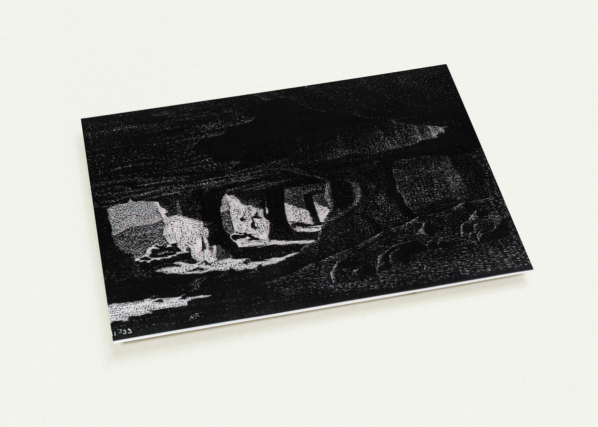 CAVE DWELLINGS NEAR SPERLINGA SICILY By MC Escher Pack of 10 Post Cards | MC Escher Post Cards | A6 (10.5 x 14.8 cm) - 4.1 x 5.8 inches