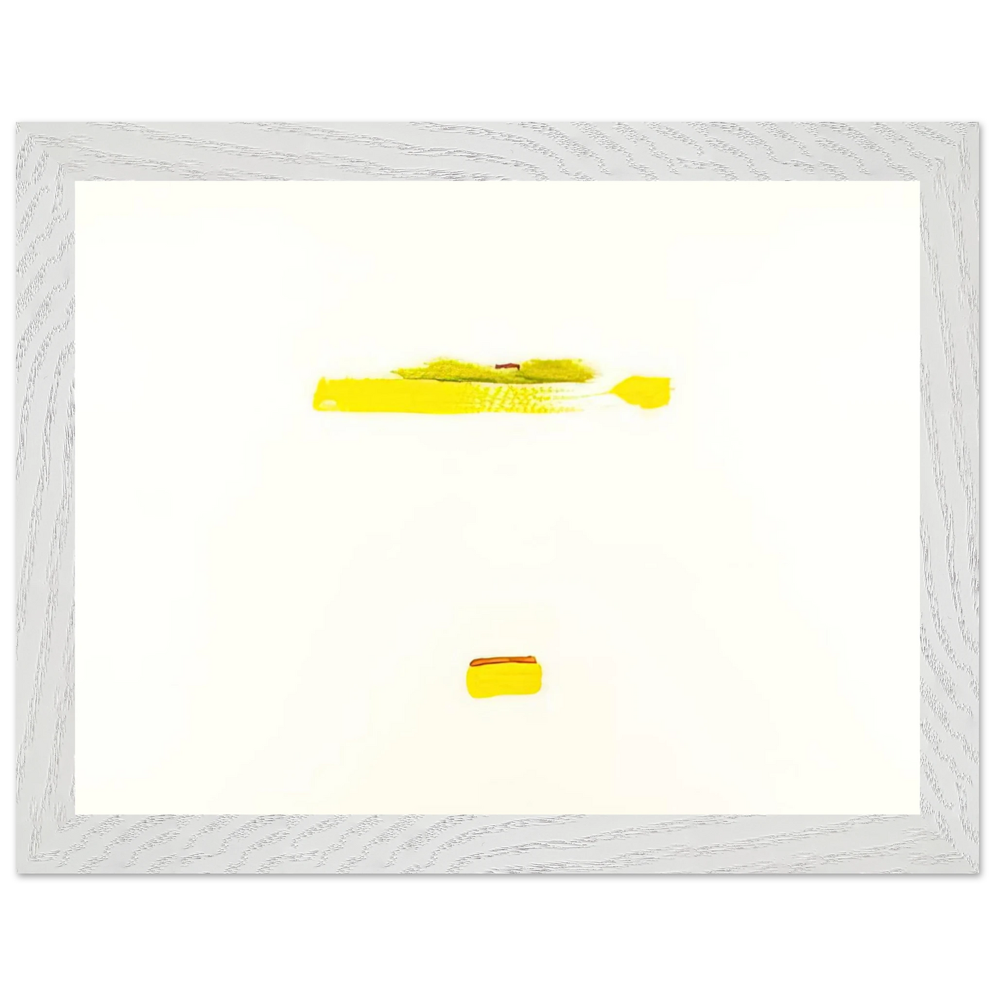 Helen Frankenthaler - New York III - 1972 Wall art - 45x60 cm / 18x24 inches - Premium Wooden Framed Poster With Fine Art Paper-canvas - Black frame