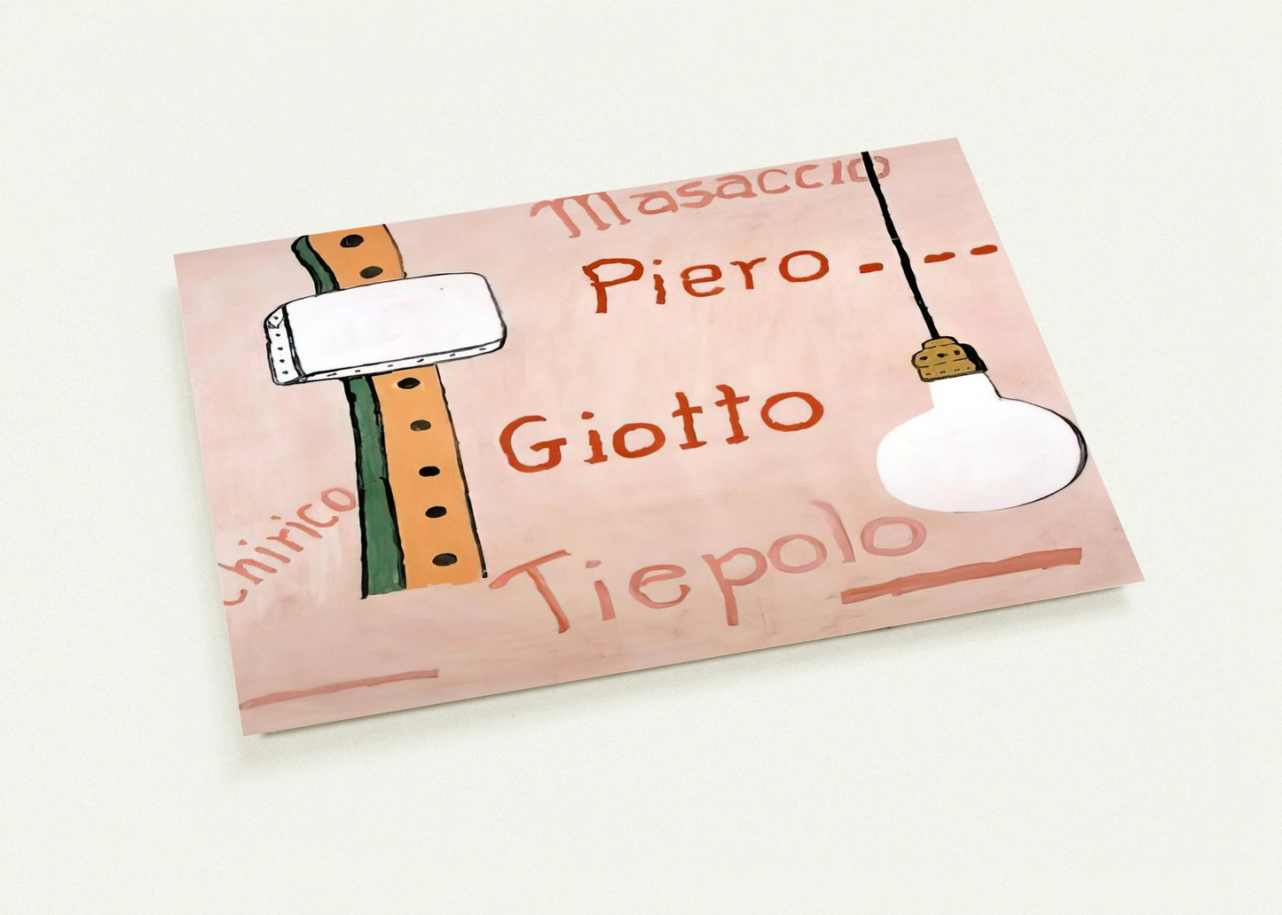 PANTHEON 1973 By Philip Guston Pack of 10 Post Cards | Philip Guston Post Cards | A6 (10.5 x 14.8 cm) - 4.1 x 5.8 inches