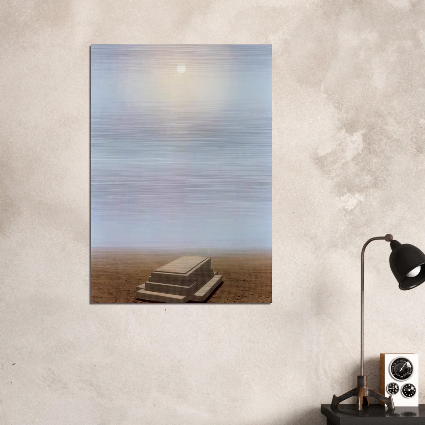 THE BEYOND 1938 - Rene Magritte Brushed Aluminum Print - 70x100 cm / 28x40 inches | Rene Magritte Aluminum Print | Rene Magritte Prints