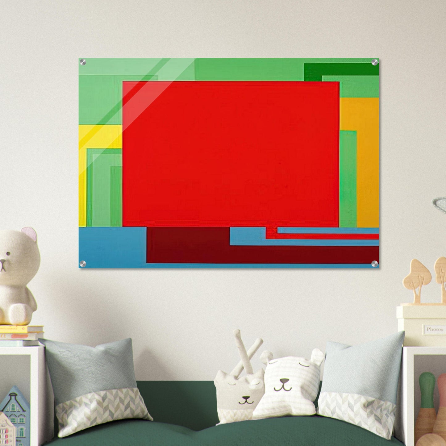 Soul Control - 1991 - Peter Halley Acrylic Print - 70x100 cm / 28x40″ inches