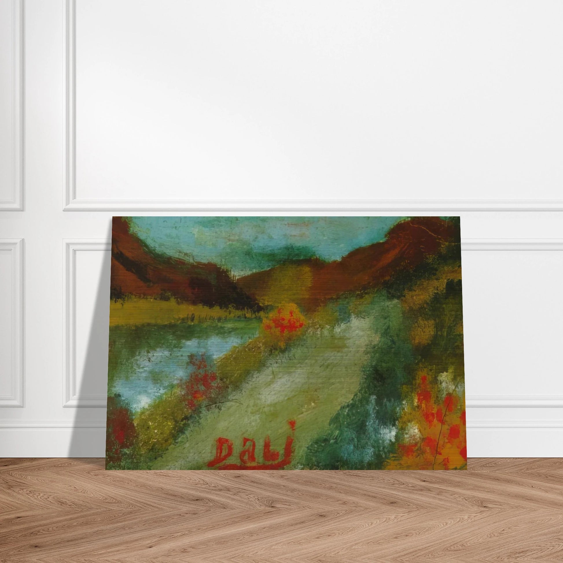 LANDSCAPE 2 - Salvador Dali Brushed Aluminum Print - 70x100 cm / 28x40 inches | Salvador Dali Aluminum Print | Salvador Dali Prints