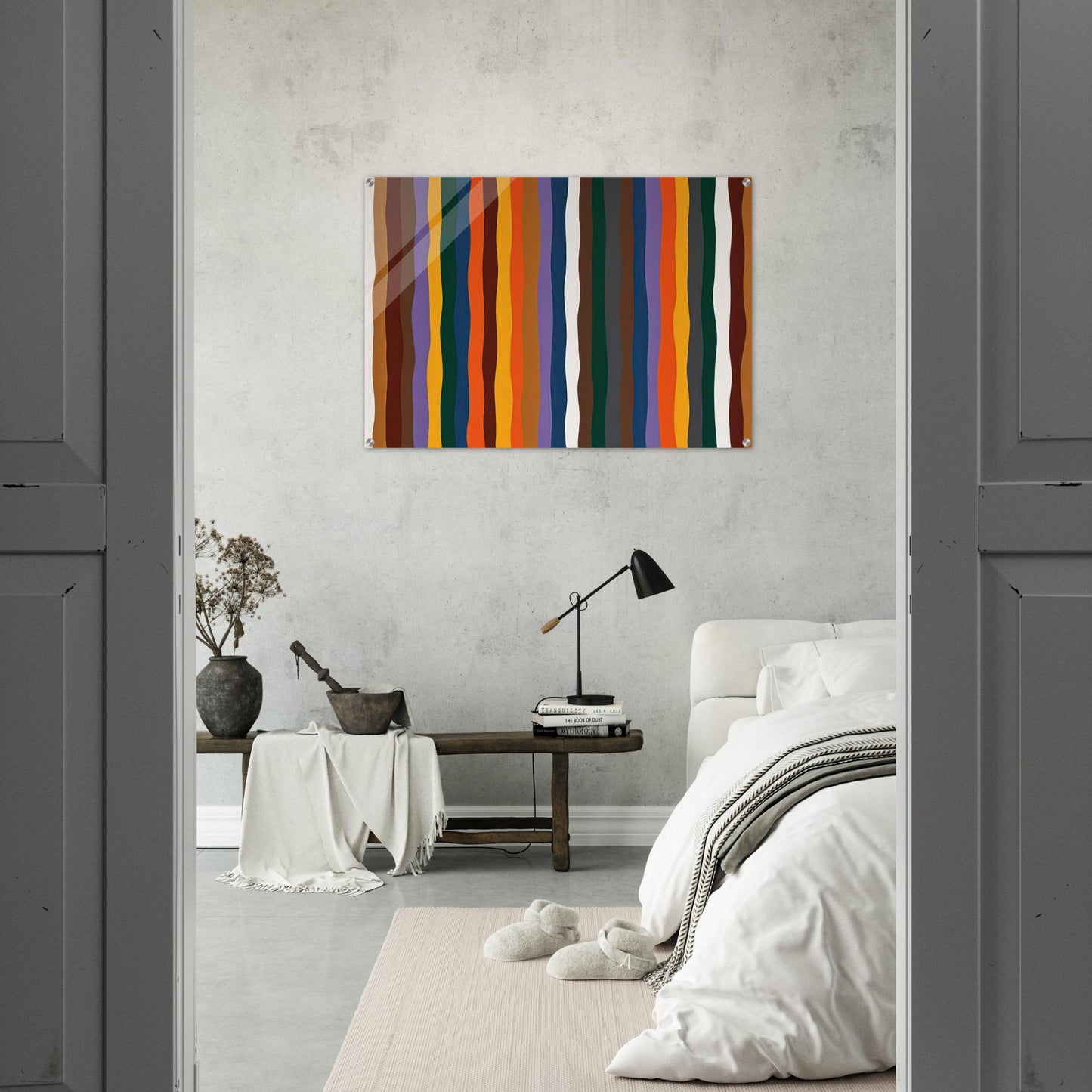 #20 - 1977 - Karl Benjamin Acrylic Print - 70x100 cm / 28x40″ inches | Karl Benjamin Wall Art | Karl Benjamin Prints