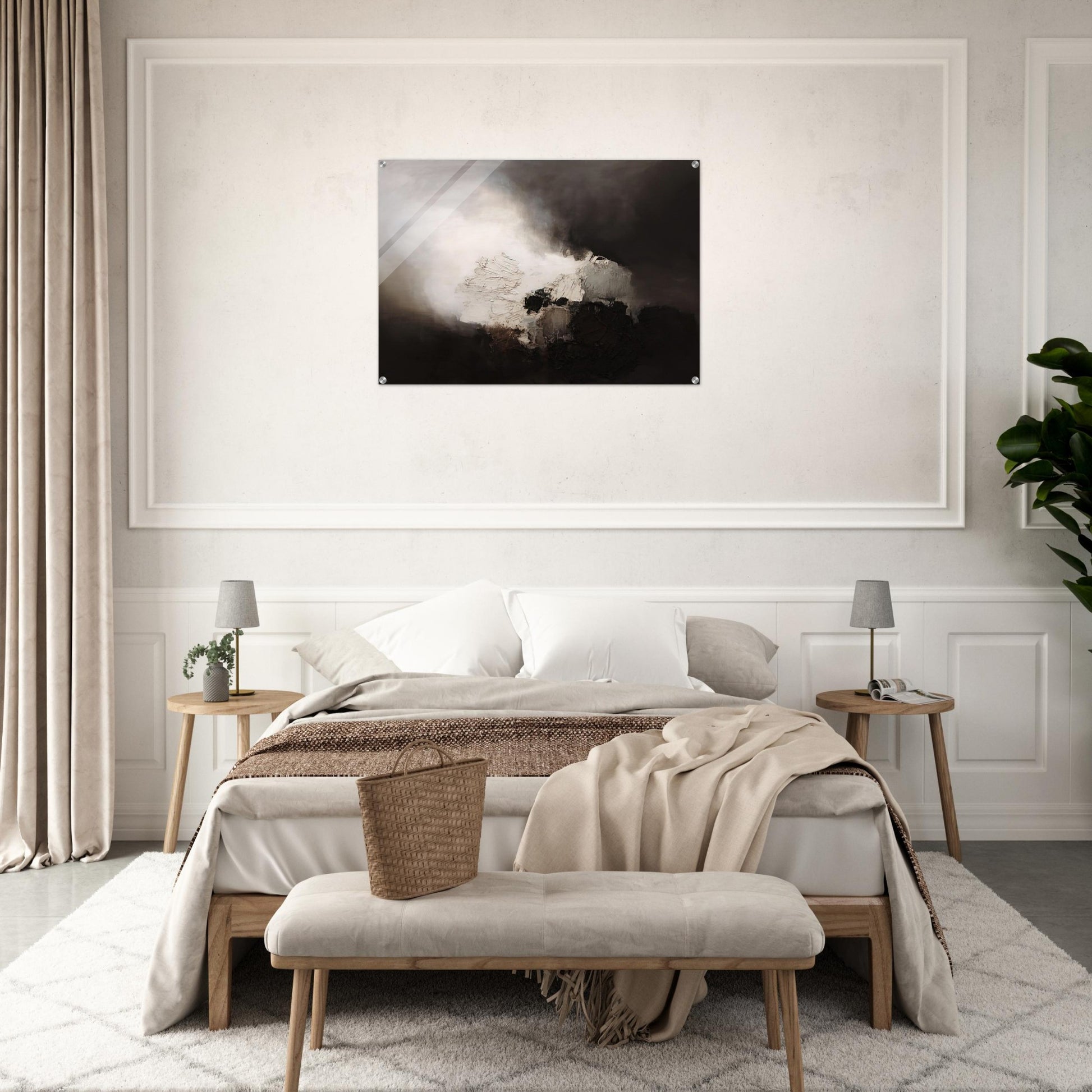 165 1960 - Luis Feito Acrylic Print - 70x100 cm / 28x40″ inches