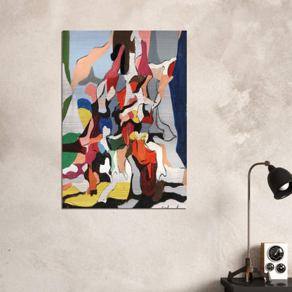 Composition - Abstract Expressionism - Robert Goodnough Brushed Aluminum Print - 70x100 cm / 28x40 inches | Robert Goodnough Aluminum Print | Robert Goodnough Prints