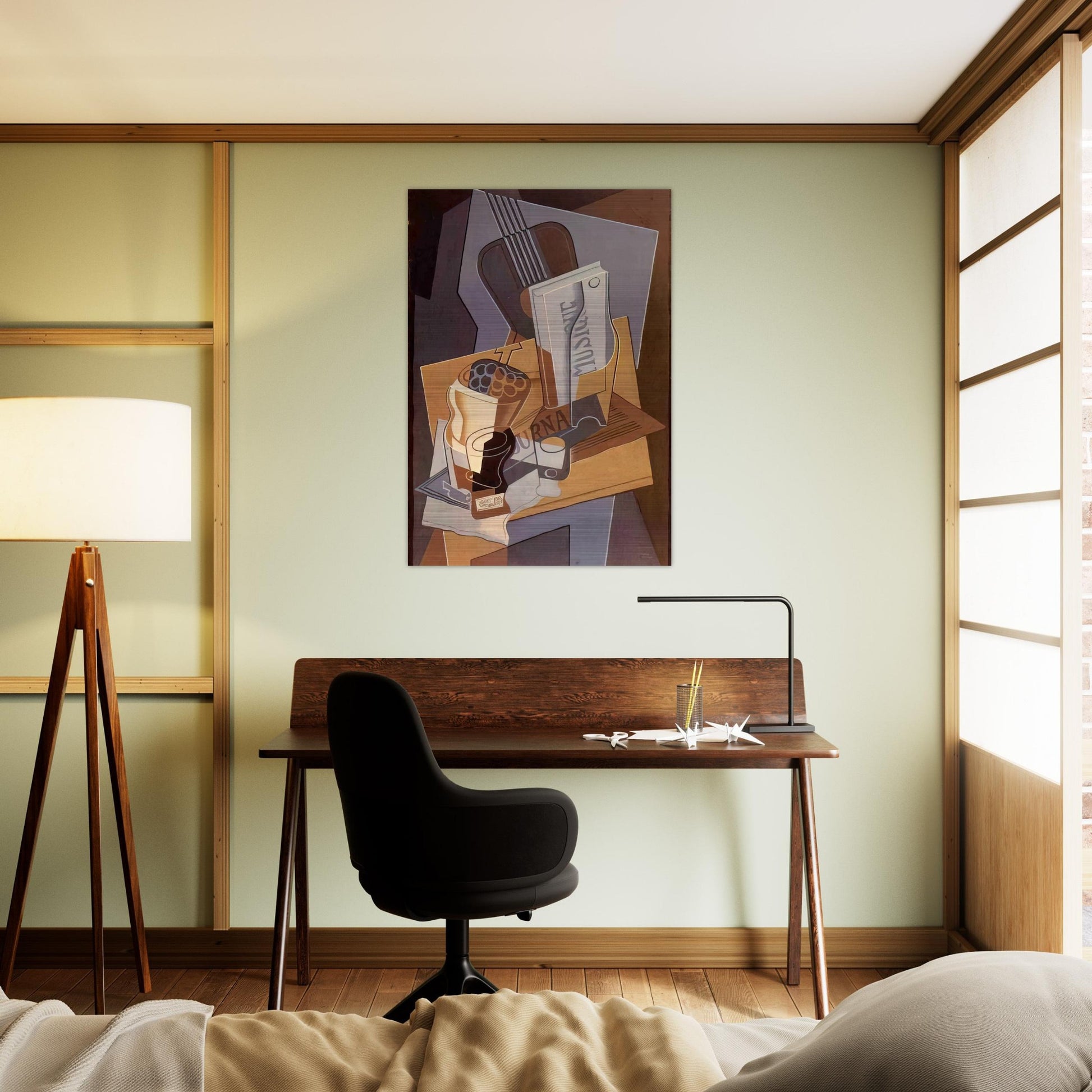 THE BOOK OF MUSIC 1922 - Juan Gris Brushed Aluminum Print - 70x100 cm / 28x40 inches | Juan Gris Aluminum Print | Juan Gris Prints