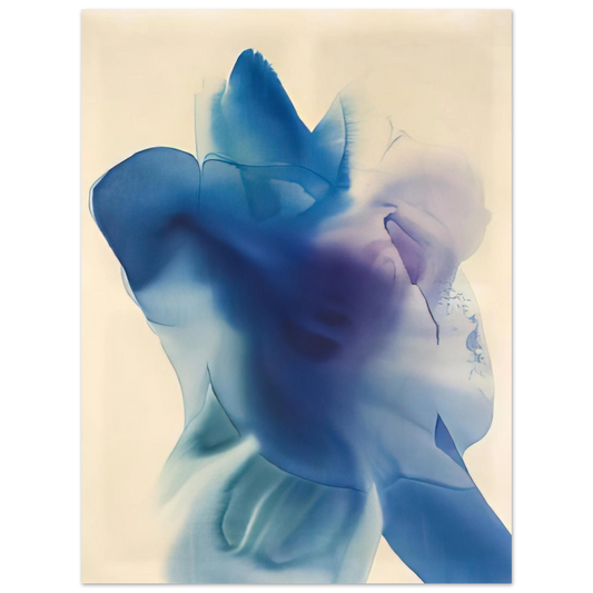 Paul Jenkins - Phenomena Astral Blue  75x100 cm / 30x40inches Fine Art Poster