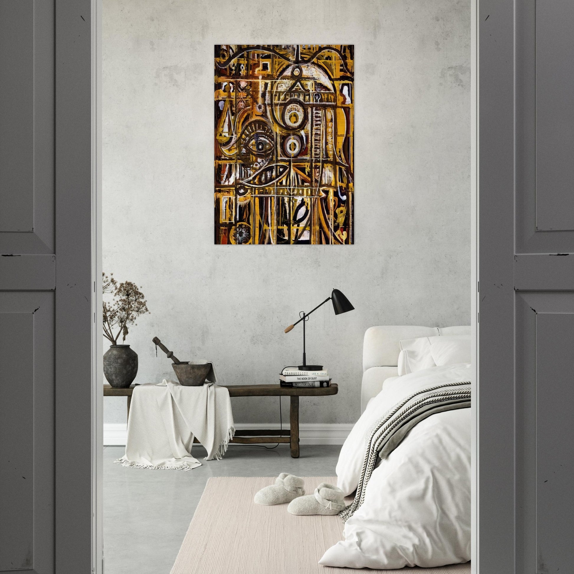 Abstract Eye - Richard Pousette-Dart Brushed Aluminum Print - 70x100 cm / 28x40 inches | Richard Pousette-Dart Aluminum Print | Richard Pousette-Dart Prints