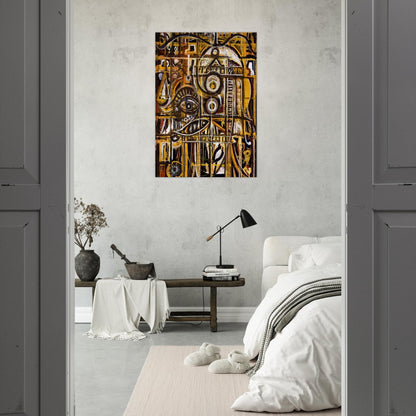 Abstract Eye - Richard Pousette-Dart Brushed Aluminum Print - 70x100 cm / 28x40 inches | Richard Pousette-Dart Aluminum Print | Richard Pousette-Dart Prints