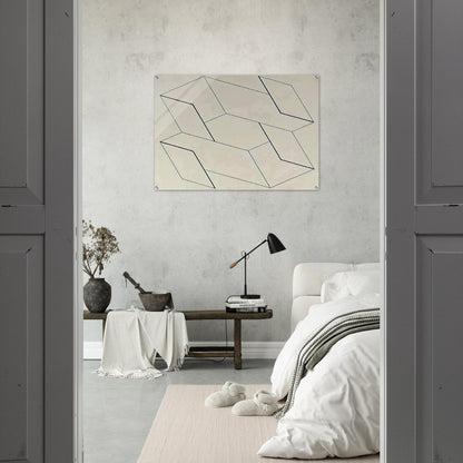 STRUCTURAL CONSTELLATION 1955 0 - Josef Albers Acrylic Print - 70x100 cm / 28x40″ inches | Josef Albers Wall Art | Josef Albers Prints