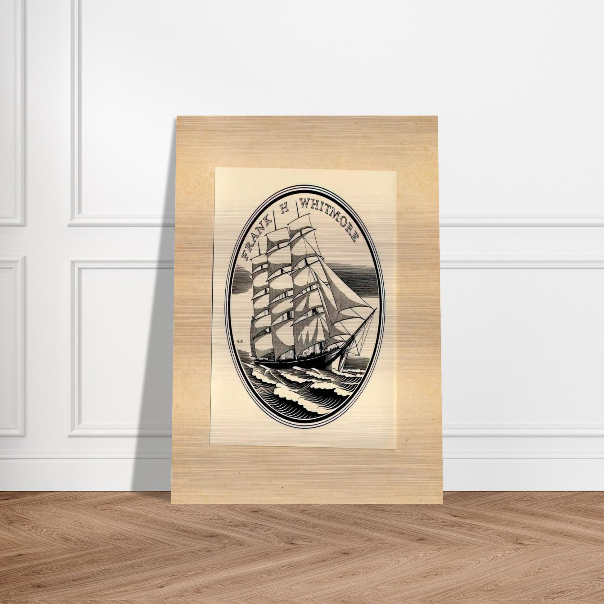 Illustration to Frank H. Whitmore - Rockwell Kent Brushed Aluminum Print - 70x100 cm / 28x40 inches | Rockwell Kent Aluminum Print | Rockwell Kent Prints