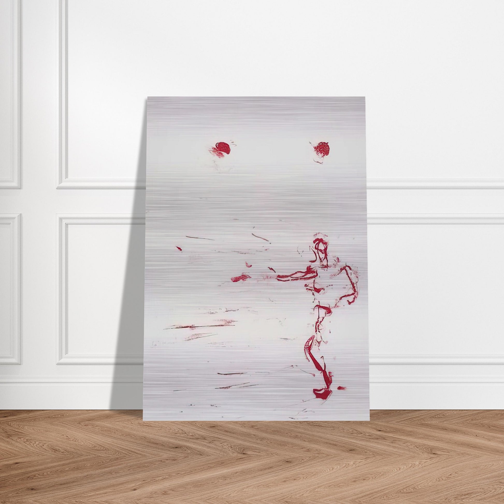 RED DANCE 1986 - Susan Rothenberg Brushed Aluminum Print - 70x100 cm / 28x40 inches | Susan Rothenberg Aluminum Print | Susan Rothenberg Prints