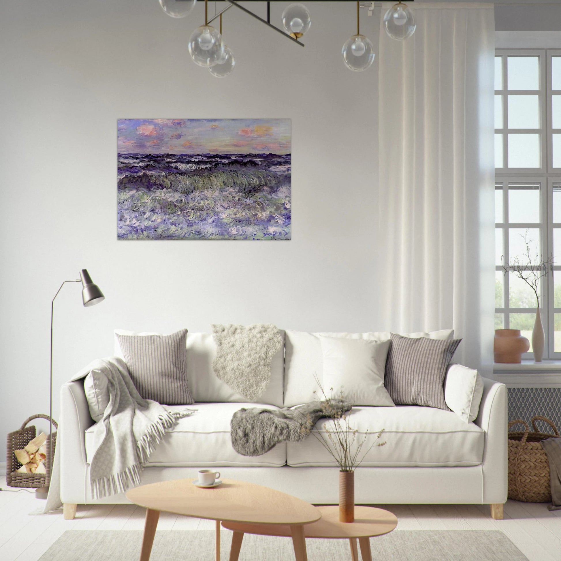 Sea Study - claude monet Brushed Aluminum Print - 70x100 cm / 28x40 inches | claude monet Aluminum Print | claude monet Prints