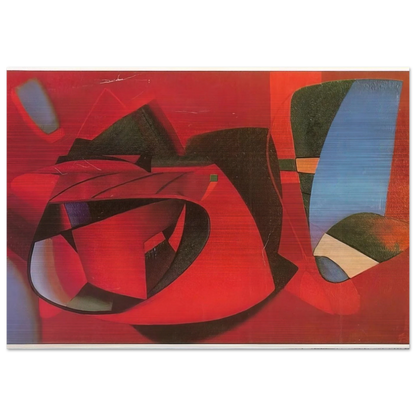 Composition - 1937 - John Ferren Brushed Aluminum Print - 70x100 cm / 28x40 inches | John Ferren Aluminum Print | John Ferren Prints