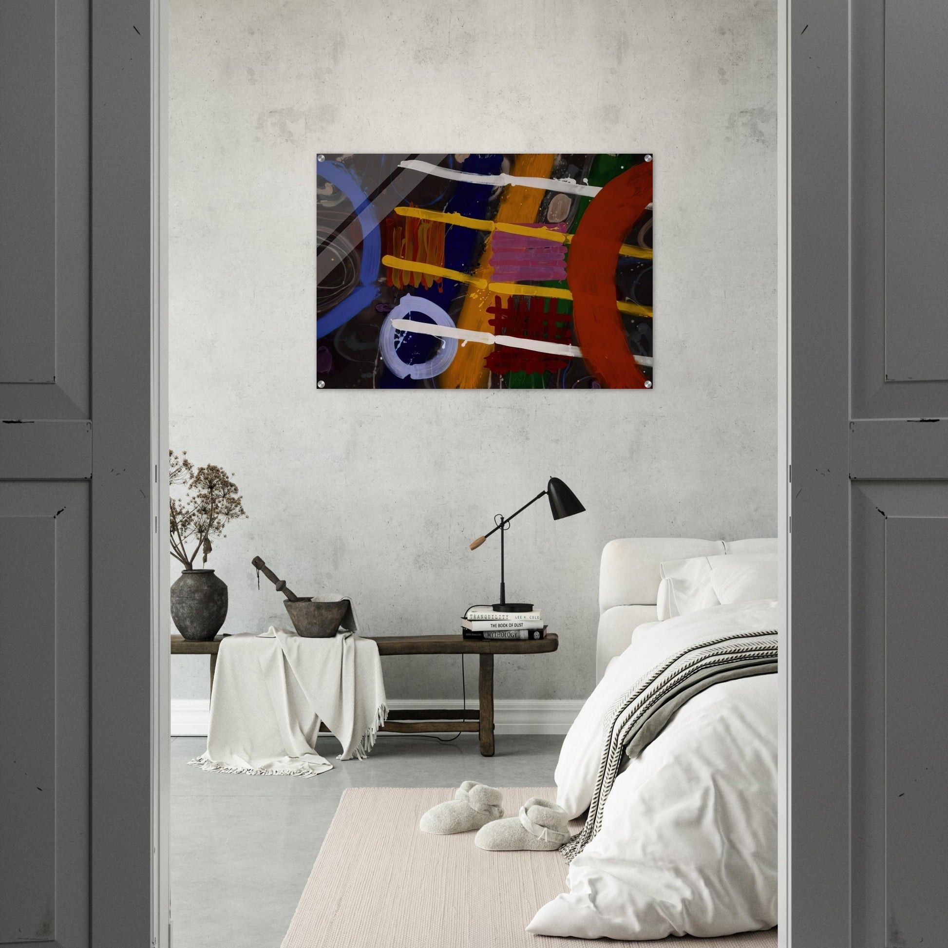 Buchanan - 1987 - Albert Irvin Acrylic Print - 70x100 cm / 28x40″ inches