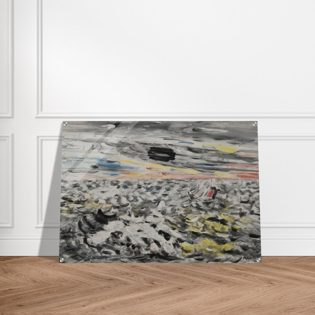 Movement in Greys and Yellows - 1946 - John Marin Acrylic Print - 70x100 cm / 28x40″ inches
