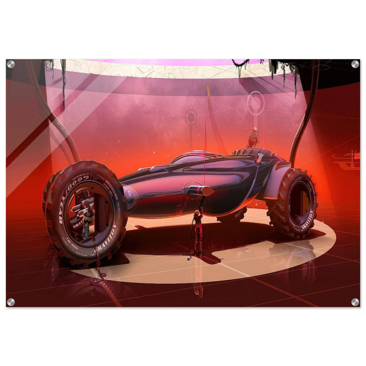 Syd Mead - Syd Mead Acrylic Print - 70x100 cm / 28x40″ inches | Syd Mead Wall Art | Syd Mead Prints