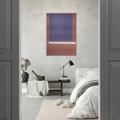 Grand Blue Sun-Box - 1969 - Theodoros Stamos Brushed Aluminum Print - 70x100 cm / 28x40 inches | Theodoros Stamos Aluminum Print | Theodoros Stamos Prints