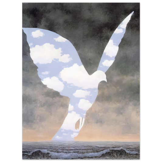 Rene Magritte - THE BIG FAMILY 1963  75x100 cm / 30x40inches Fine Art Poster