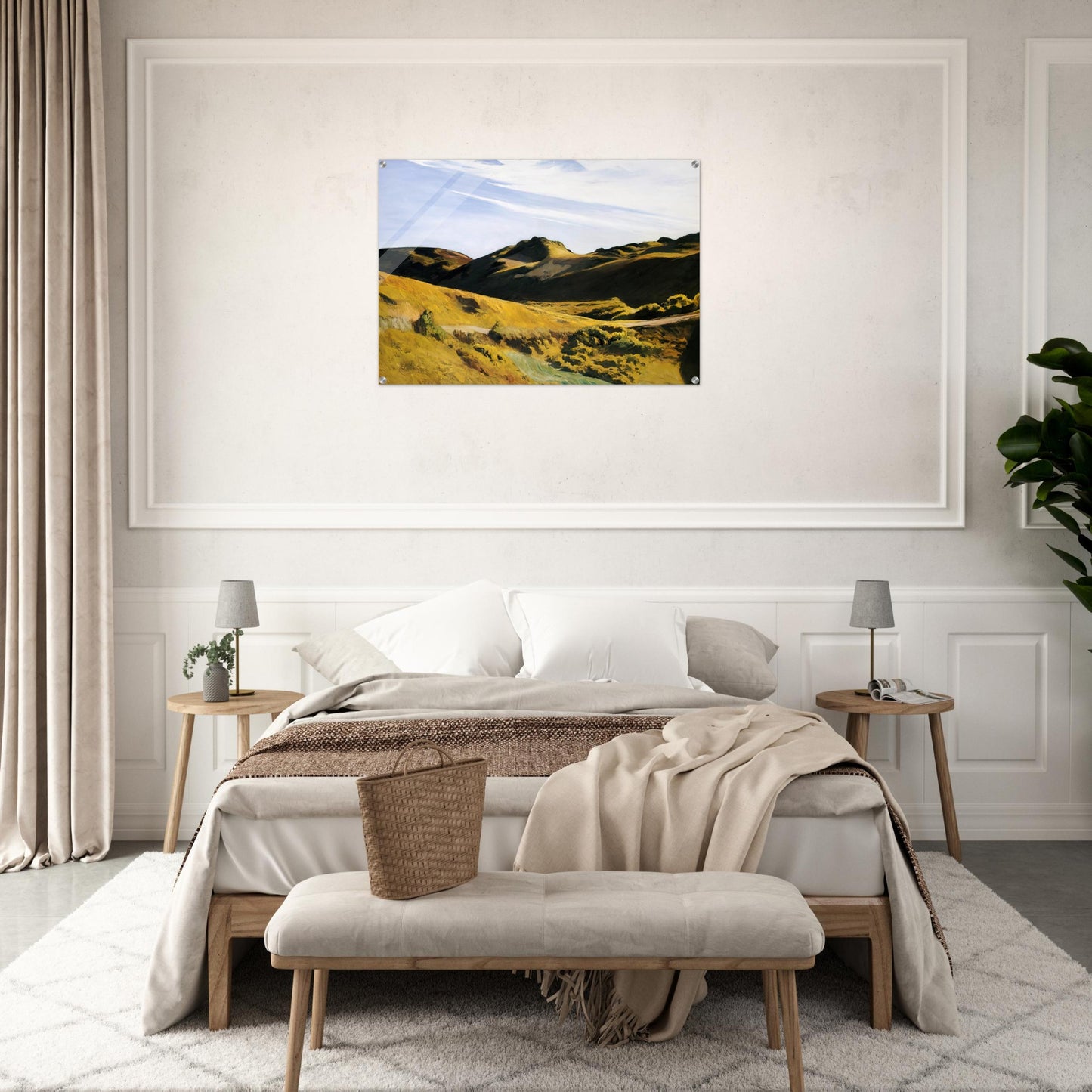 The Camel s Hump - Edward Hopper Acrylic Print - 70x100 cm / 28x40″ inches | Edward Hopper Wall Art | Edward Hopper Prints