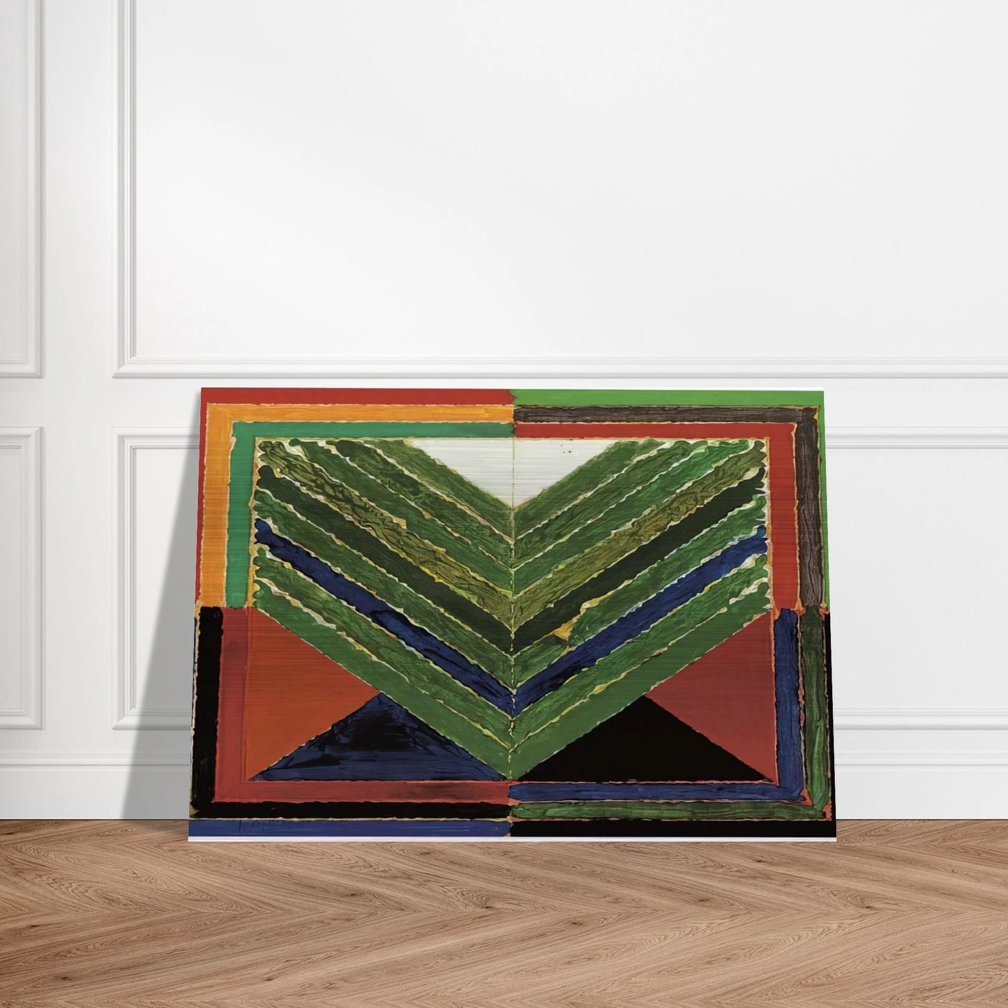 L'Arbre - Abstract Art - S. H. Raza Brushed Aluminum Print - 70x100 cm / 28x40 inches | S. H. Raza Aluminum Print | S. H. Raza Prints