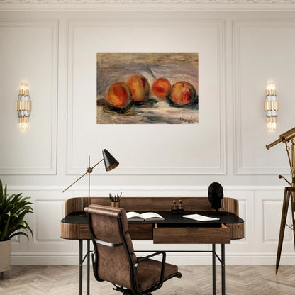 Peaches - Pierre-Auguste Renoir Brushed Aluminum Print - 70x100 cm / 28x40 inches | Pierre-Auguste Renoir Aluminum Print | Pierre-Auguste Renoir Prints