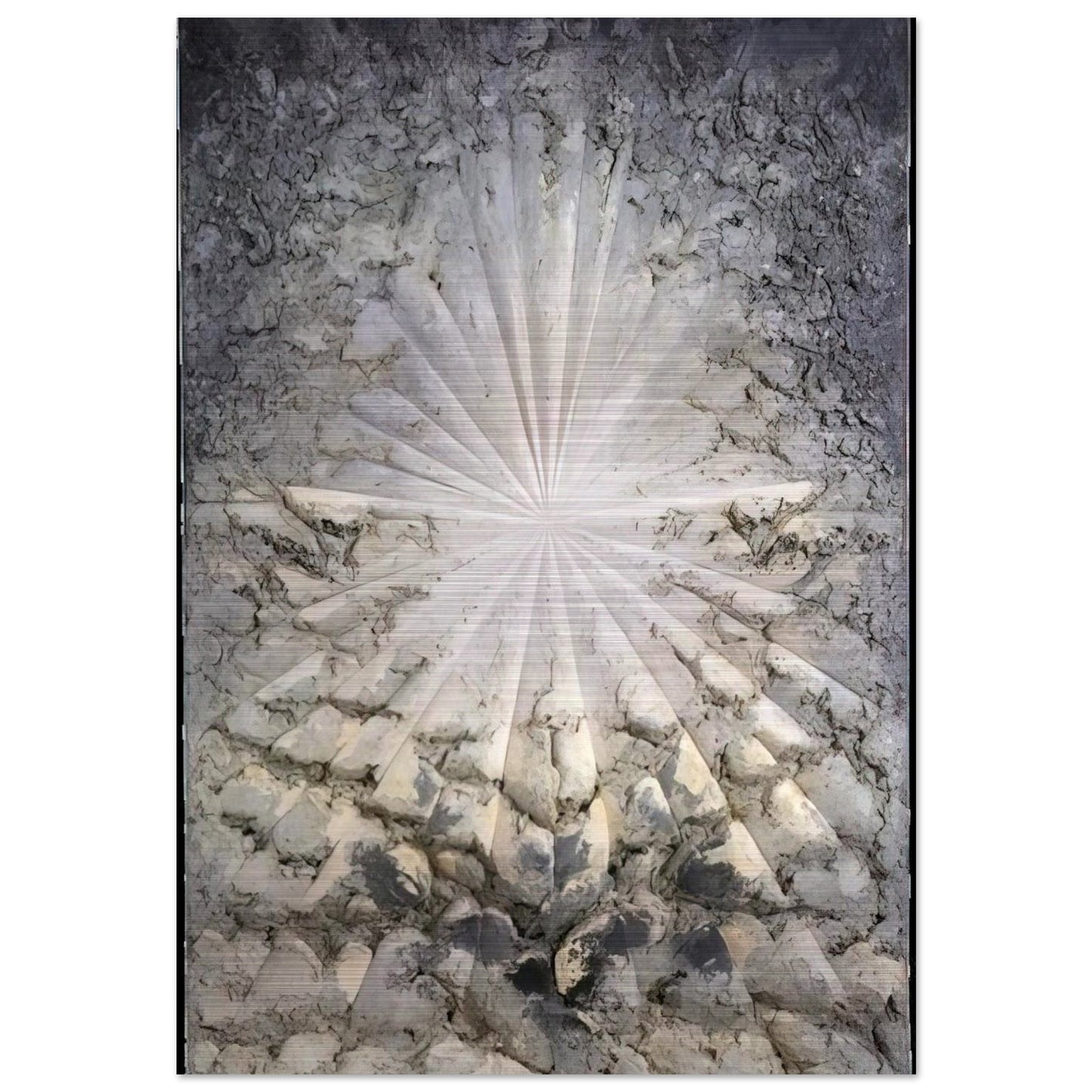 Jay DeFeo/BIG/The Rose - Jay DeFeo Brushed Aluminum Print - 70x100 cm / 28x40 inches | Jay DeFeo Aluminum Print | Jay DeFeo Prints