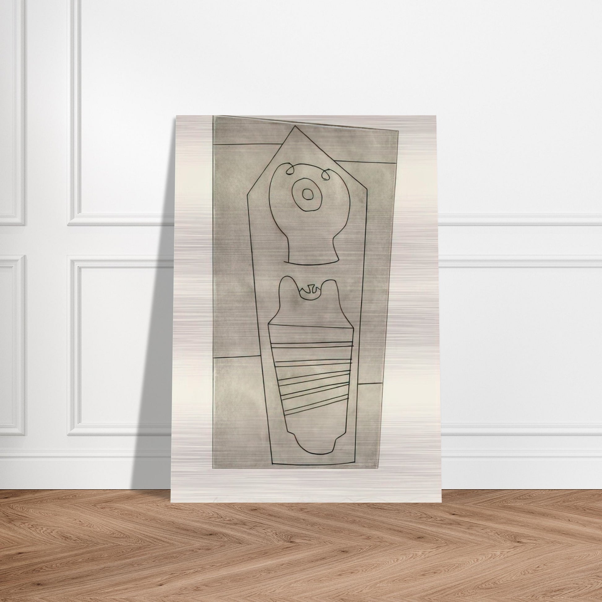 Turkish form - 1967 - Ben Nicholson Brushed Aluminum Print - 70x100 cm / 28x40 inches | Ben Nicholson Aluminum Print | Ben Nicholson Prints