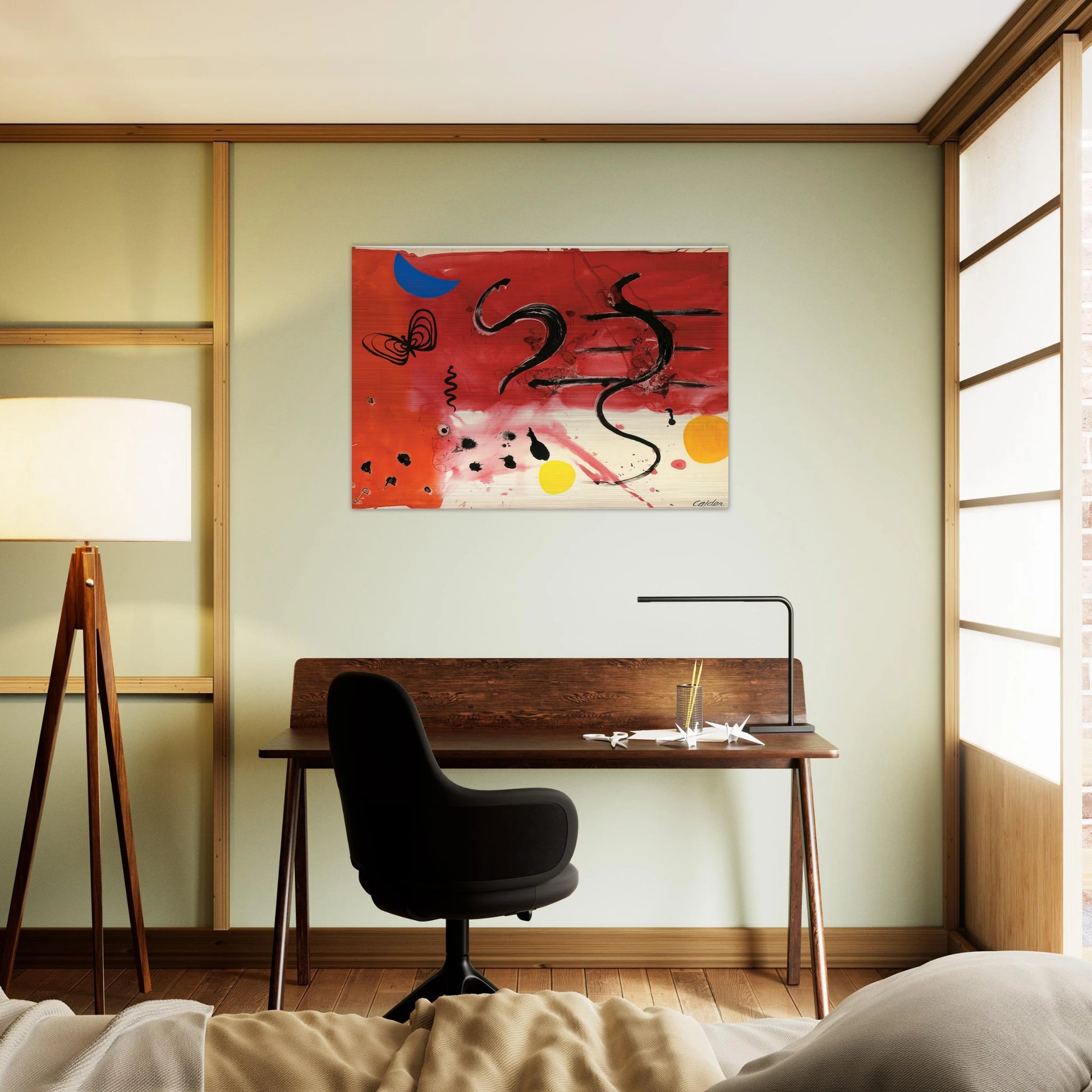 UNTITLED 1953 - Alexander Calder Brushed Aluminum Print - 70x100 cm / 28x40 inches | Alexander Calder Aluminum Print | Alexander Calder Prints