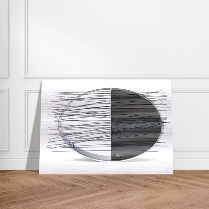 ANELLO - Jesus Rafael Soto Brushed Aluminum Print - 70x100 cm / 28x40 inches | Jesus Rafael Soto Aluminum Print | Jesus Rafael Soto Prints
