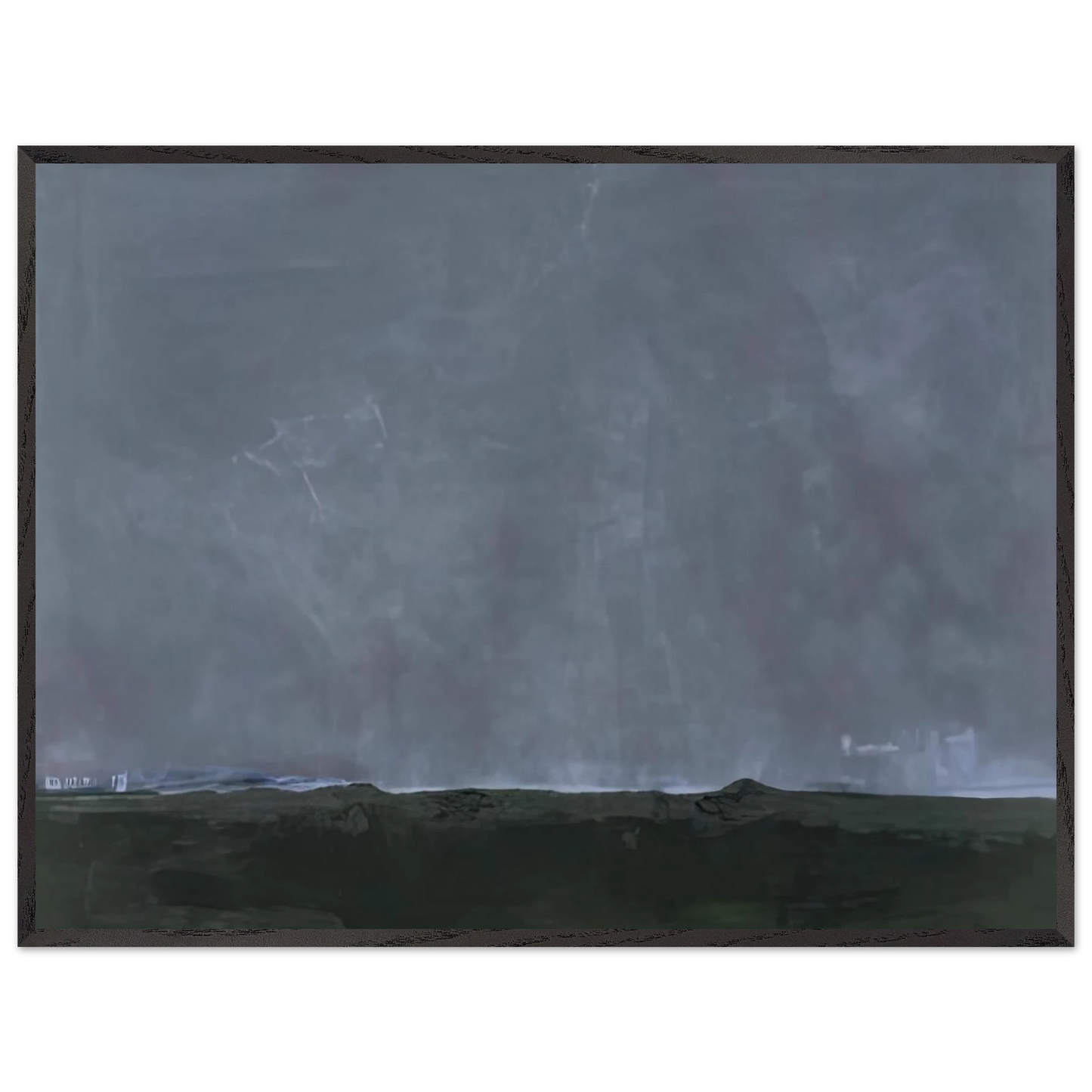Helen Frankenthaler - Driving East, 2002- Wall Art - 60x80 cm / 24x32 inches - Premium Wooden Framed Poster With Fine Art Paper-canvas - White frame