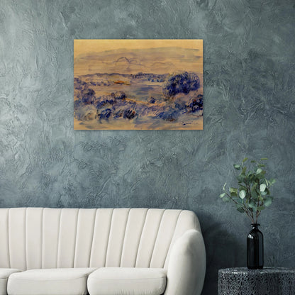 Guernsey Landscape - Pierre-Auguste Renoir Brushed Aluminum Print - 70x100 cm / 28x40 inches | Pierre-Auguste Renoir Aluminum Print | Pierre-Auguste Renoir Prints