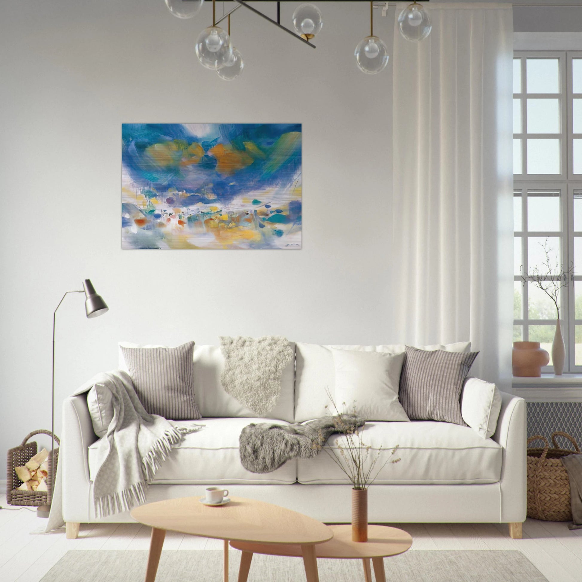 LE VOILE DES ILLUSIONS 2007 - Chu teh Chun Brushed Aluminum Print - 70x100 cm / 28x40 inches | Chu teh Chun Aluminum Print | Chu teh Chun Prints