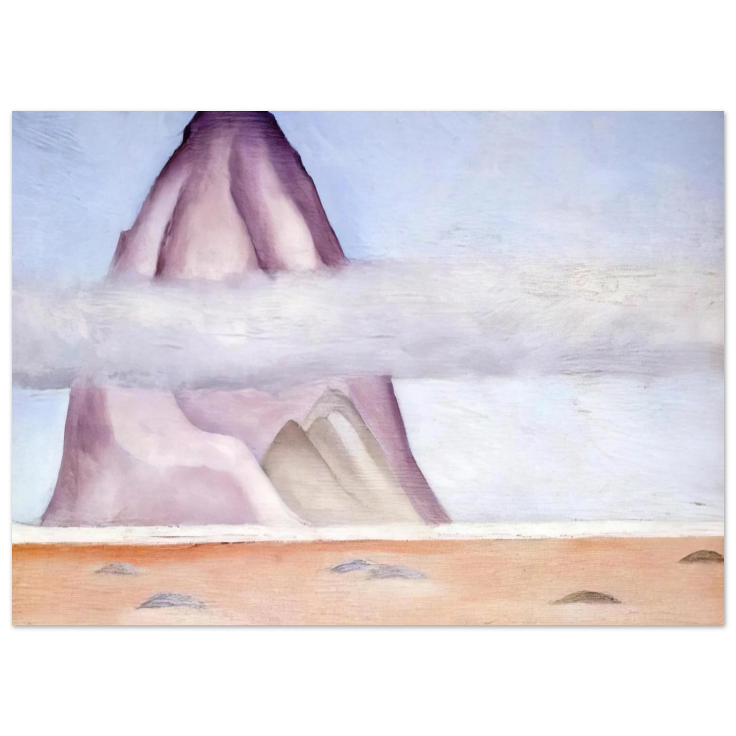 Georgia O'Keeffe - Misty - A Memory Fine Art Poster