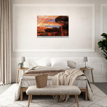 VIEW OF CADAQU%C3%A9S FROM MOUNT PANI - Salvador Dali Acrylic Print - 70x100 cm / 28x40″ inches