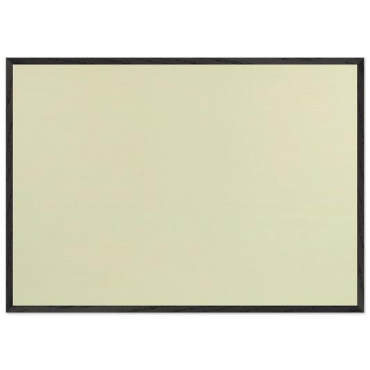 Mountain I - Agnes Martin 70x100 cm / 28x40 inches Framed Art Print – Black Wooden Frame