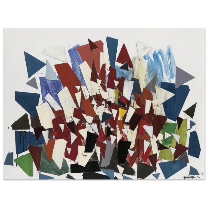 Robert Goodnough - 7--7--N - 1992  75x100 cm / 30x40inches Fine Art Poster