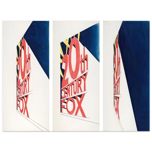 Edward Ruscha - VIEW OF THE BIG PICTURE 1963  75x100 cm / 30x40inches Fine Art Poster