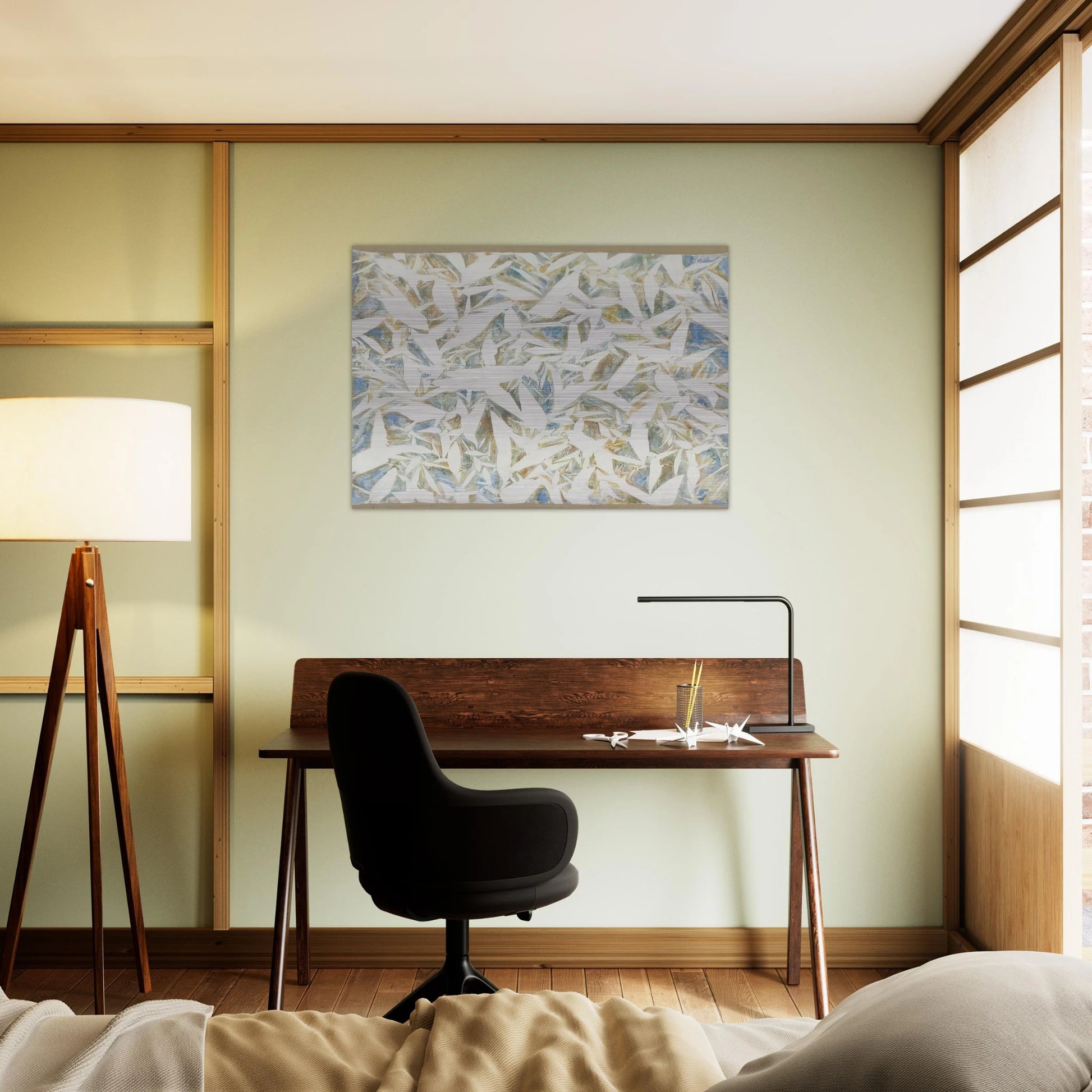 Untitled - 1971 - Simon Hantai Brushed Aluminum Print - 70x100 cm / 28x40 inches | Simon Hantai Aluminum Print | Simon Hantai Prints