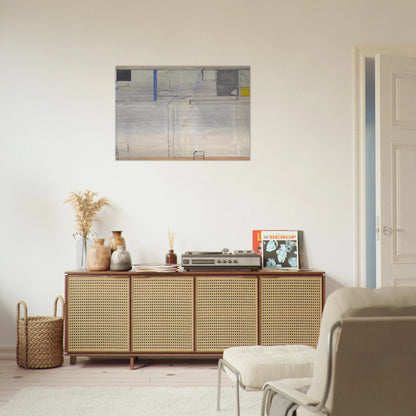 Ocean Park #131 - Richard Diebenkorn Brushed Aluminum Print - 70x100 cm / 28x40 inches | Richard Diebenkorn Aluminum Print | Richard Diebenkorn Prints