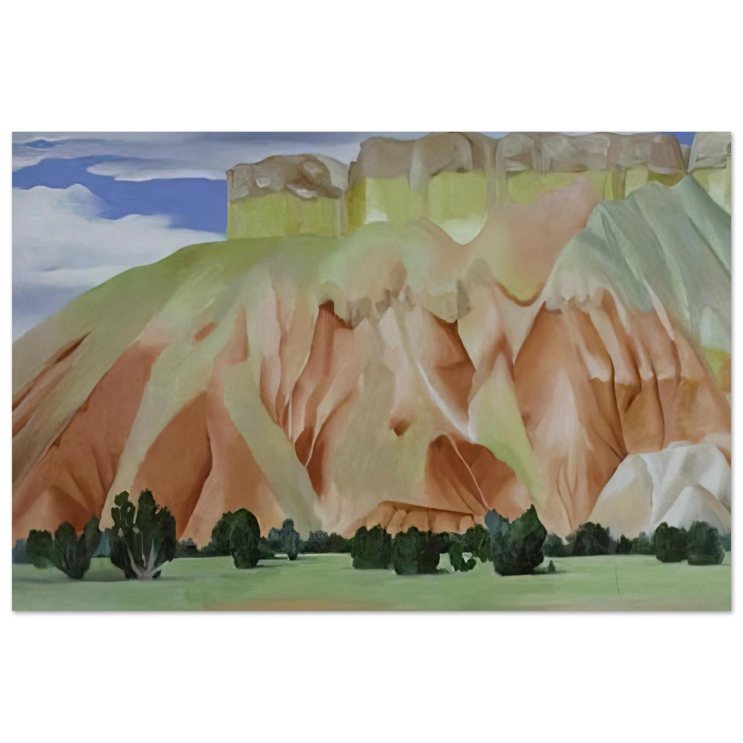 Georgia O'Keeffe - My Backyard Fine Art Poster