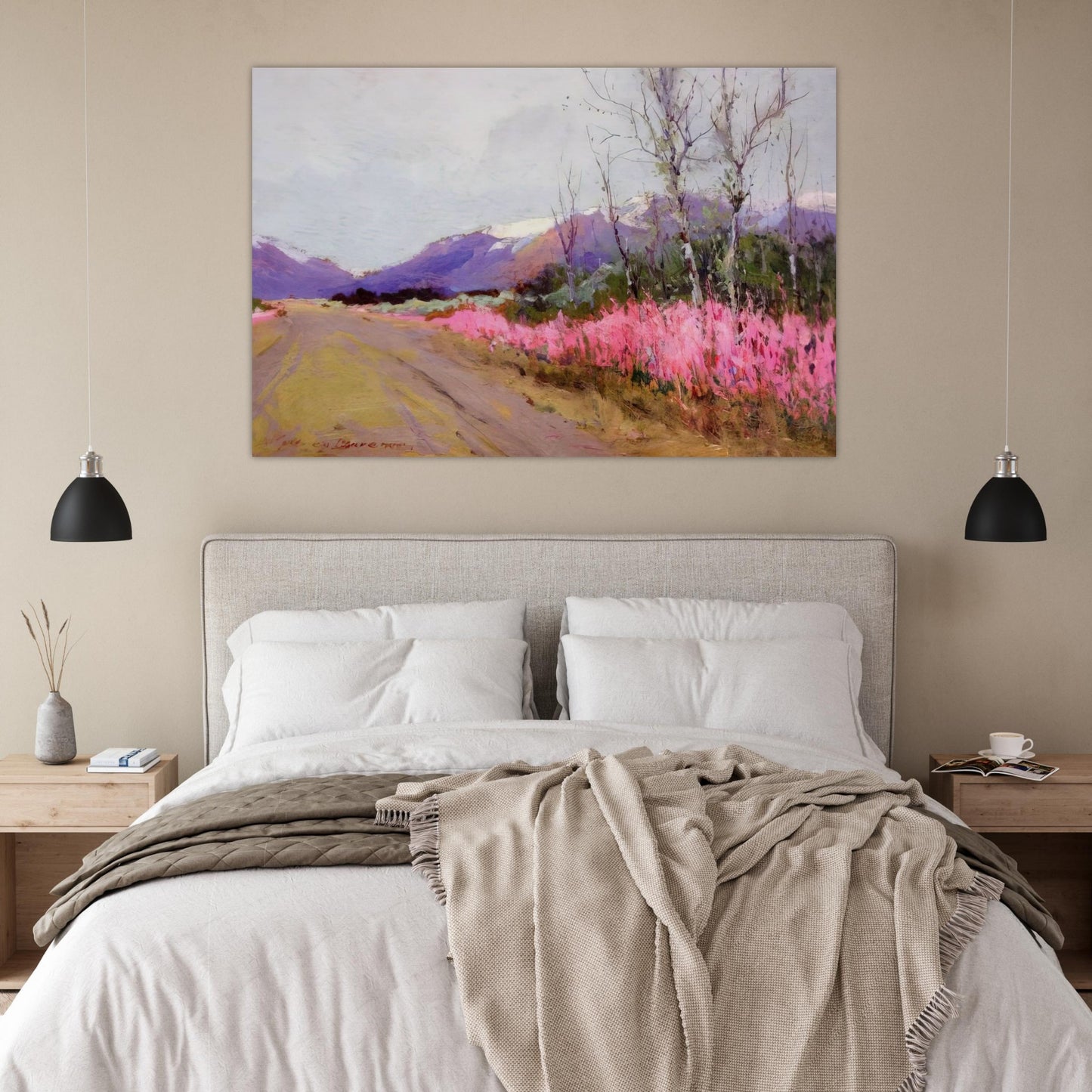 Fireweed Lane - Romanticism - Sydney Laurence Art Prints - 100x150 cm / 40x60″ inches | Sydney Laurence Poster | Sydney Laurence Prints