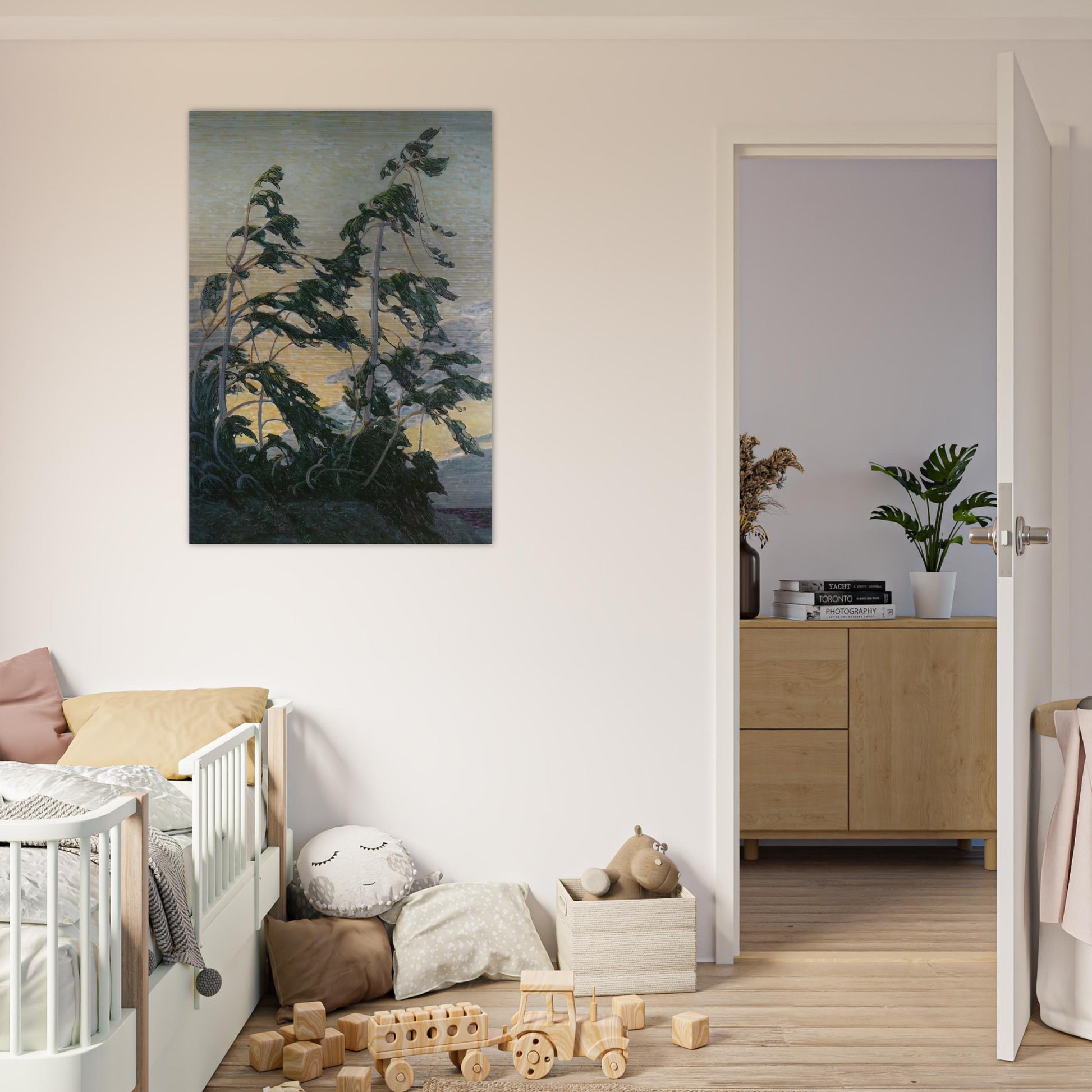 PINE ISLAND GEORGIAN BAY 1916 - Tom Thomson Brushed Aluminum Print - 70x100 cm / 28x40 inches | Tom Thomson Aluminum Print | Tom Thomson Prints