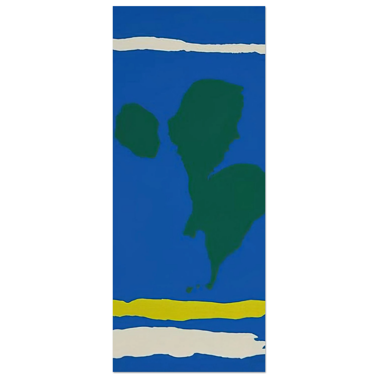 Helen Frankenthaler - Air Frame - 1965 Wall art - 70x100 cm / 28x40 inches - Premium Wooden Framed Poster With Fine Art Paper-canvas - Wood frame